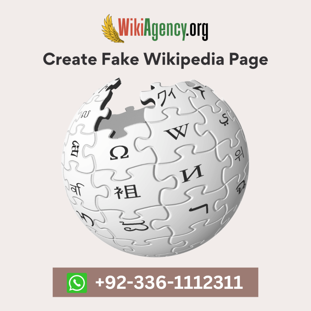 Create Fake Wikipedia Page Instagram