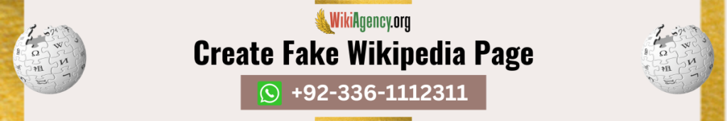 Create Fake Wikipedia Page Cover