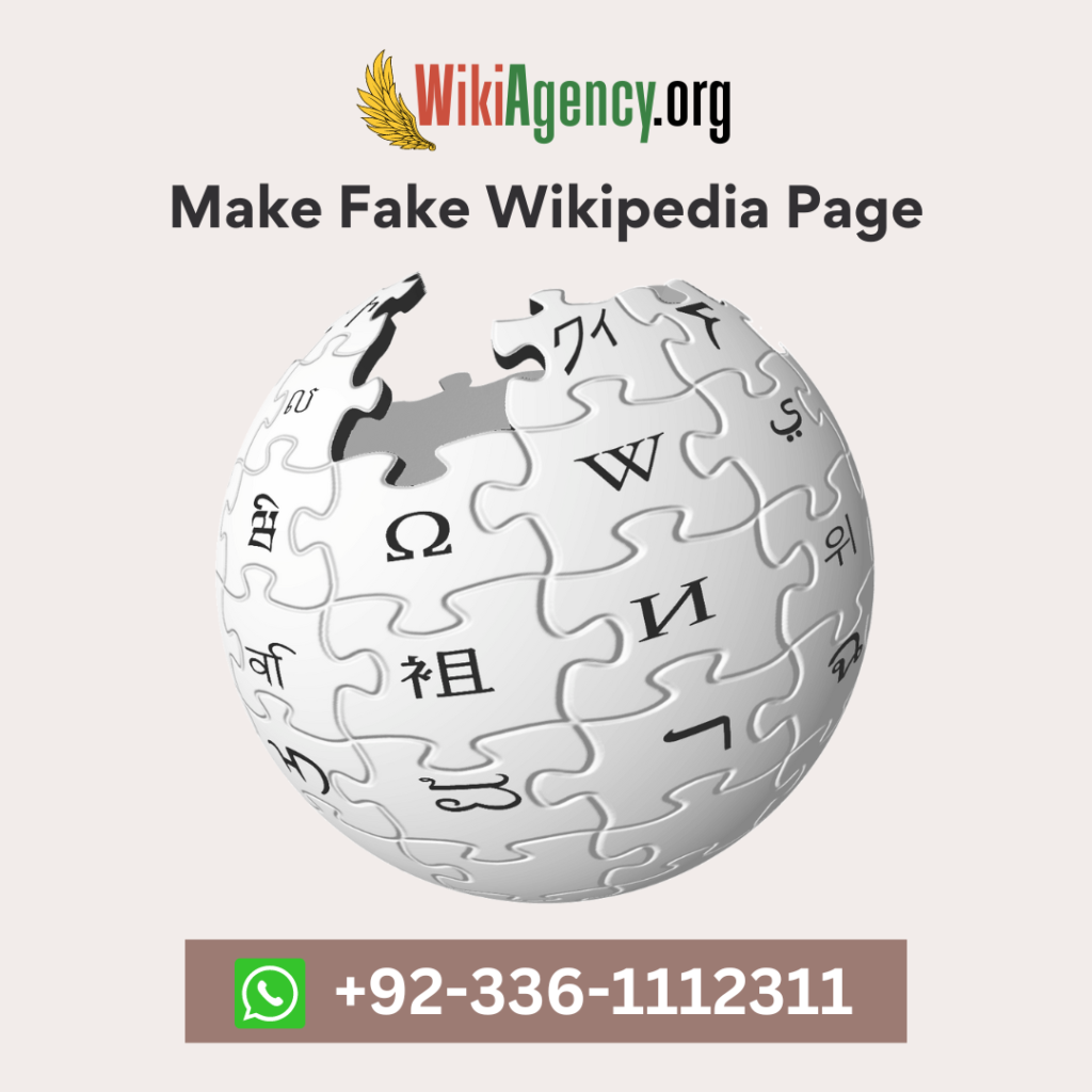 Make Fake Wikipedia Page Instagram