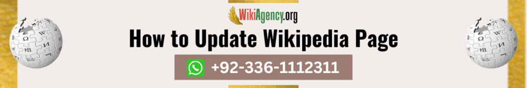 How to Update Wikipedia Page Cover