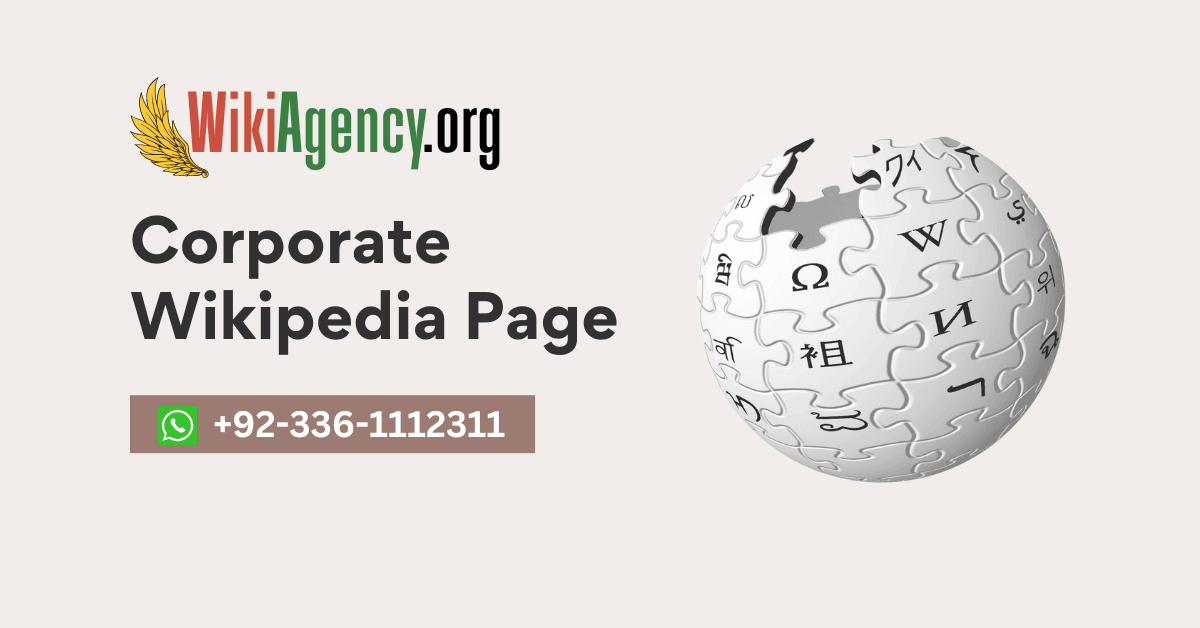 Corporate Wikipedia Page Facebook